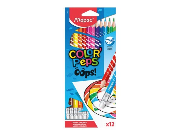 Lápices de Color Oops Borrable