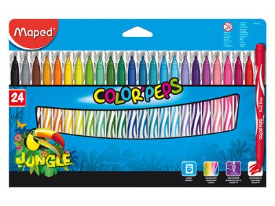 Marcadores Color Peps Jungle 24u