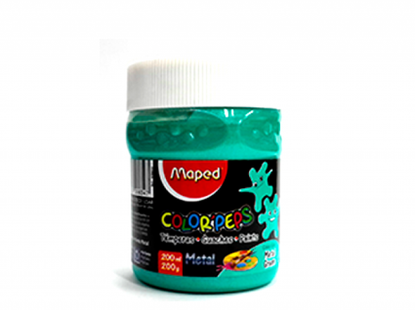 Tempera Color Peps 250gr Metal