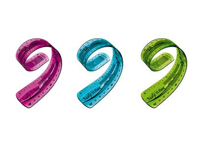 Regla 30cm Twist´n Flex